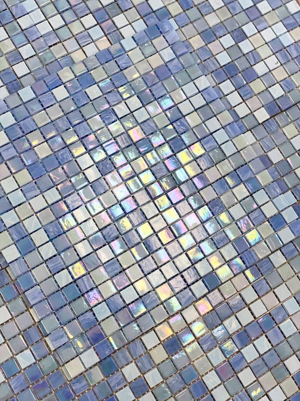 Serene Dream Mixed Squares Glass Tile