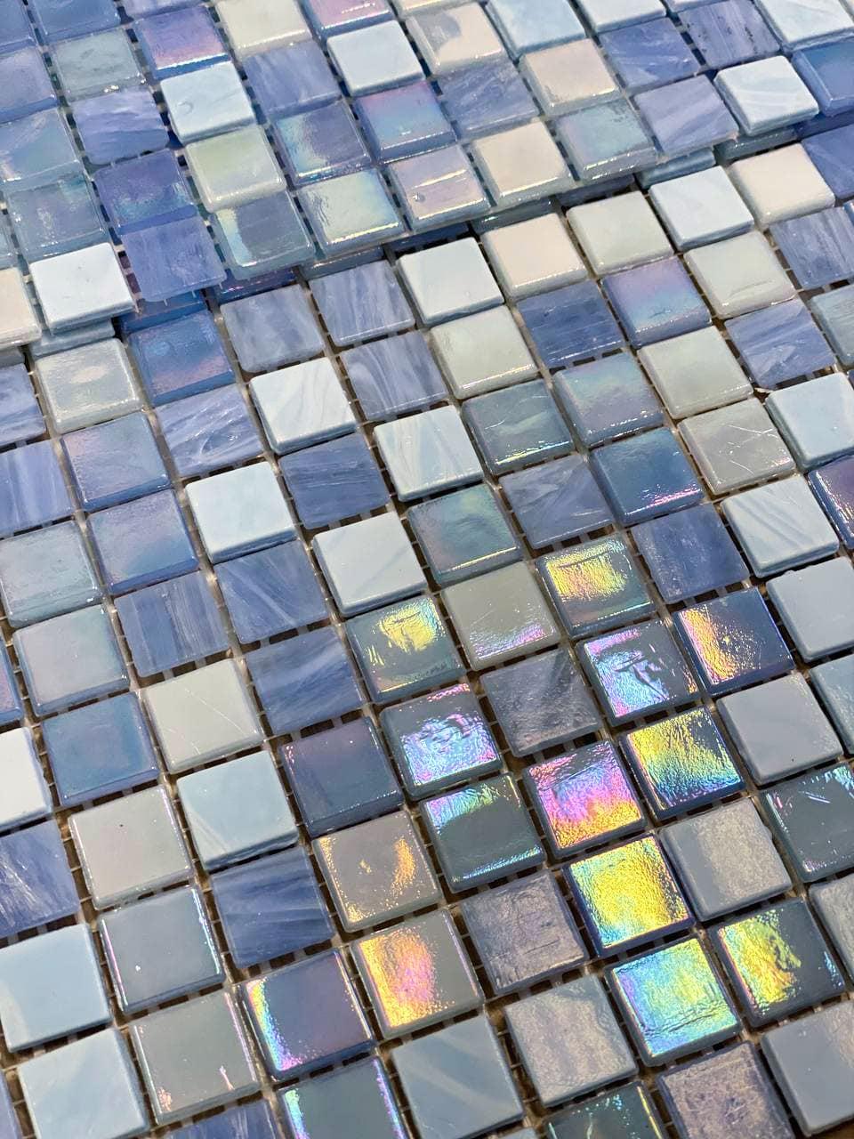 Serene Dream Mixed Squares Glass Tile | Tile Club
