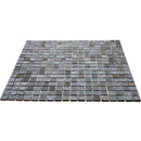 Slate Grey Mixed Squares Glass Pool Tile | Tile Club