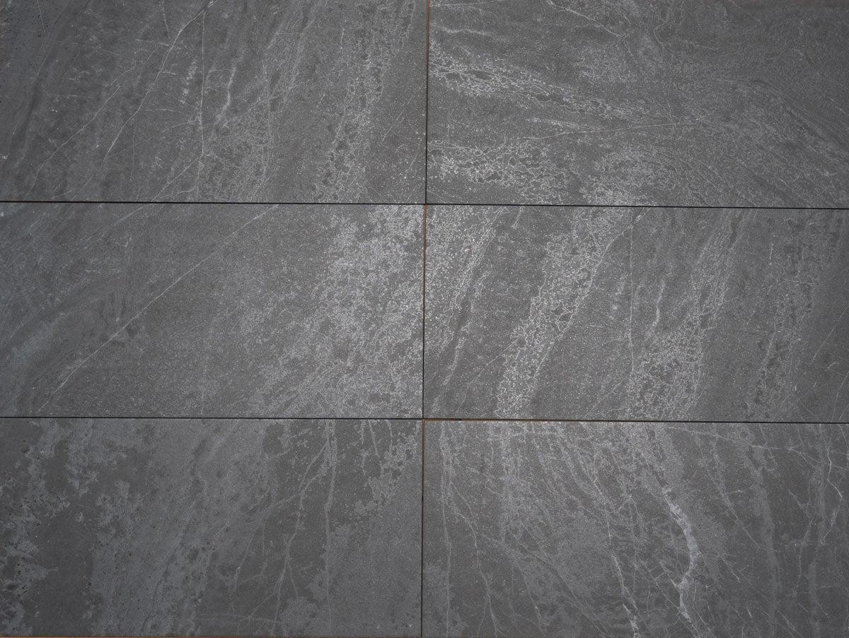 Slatestone Black Porcelain Tile 12.5x25 | Tile Club