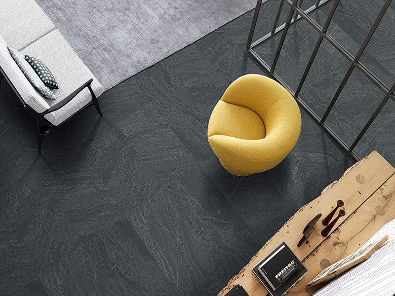 Slatestone Black Porcelain Tile 12.5x25 | Tile Club