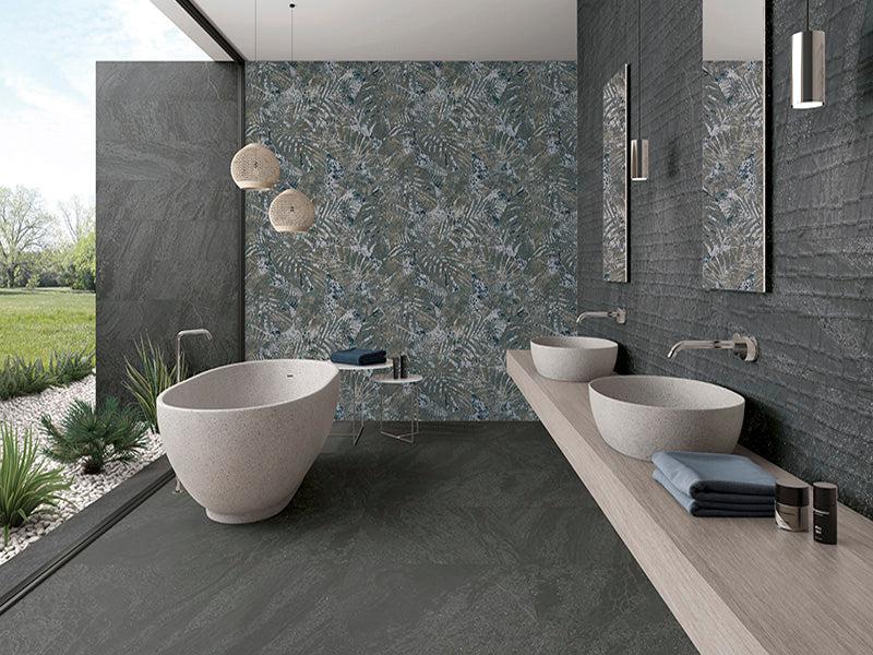 Slatestone Black 23.6x47.3 | Tile Club