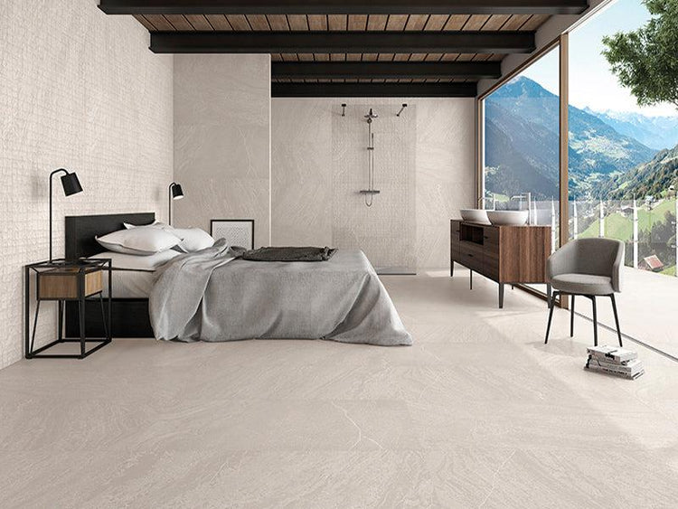 Slatestone Pearl Porcelain Tile 12.5x25 | Tile Club
