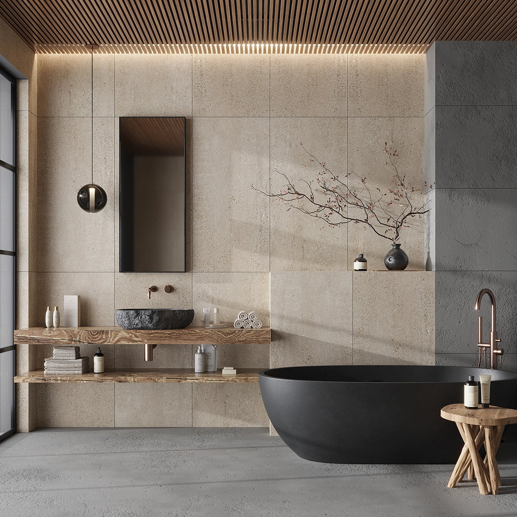 SlimTile Boulder Limestone Waterproof Wall Cladding | Tile Club