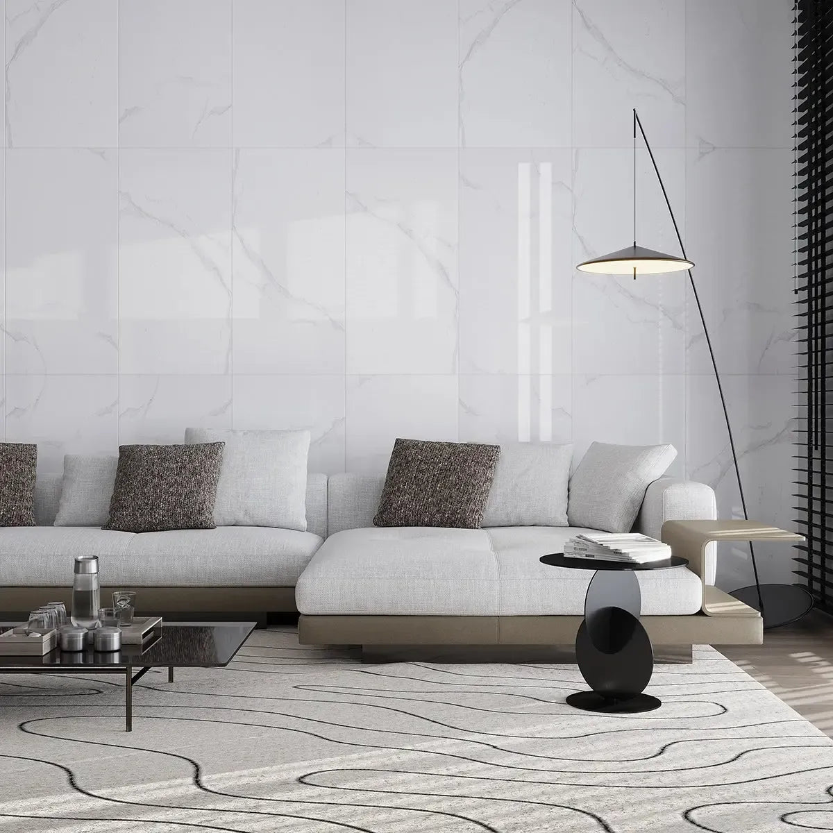 SlimTile Sonoma Marble Waterproof Wall Cladding | Tile Club