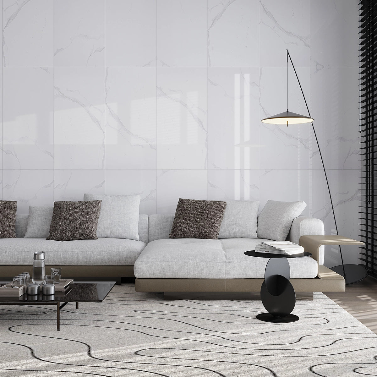 SlimTile Sonoma Marble Waterproof Wall Cladding | Tile Club