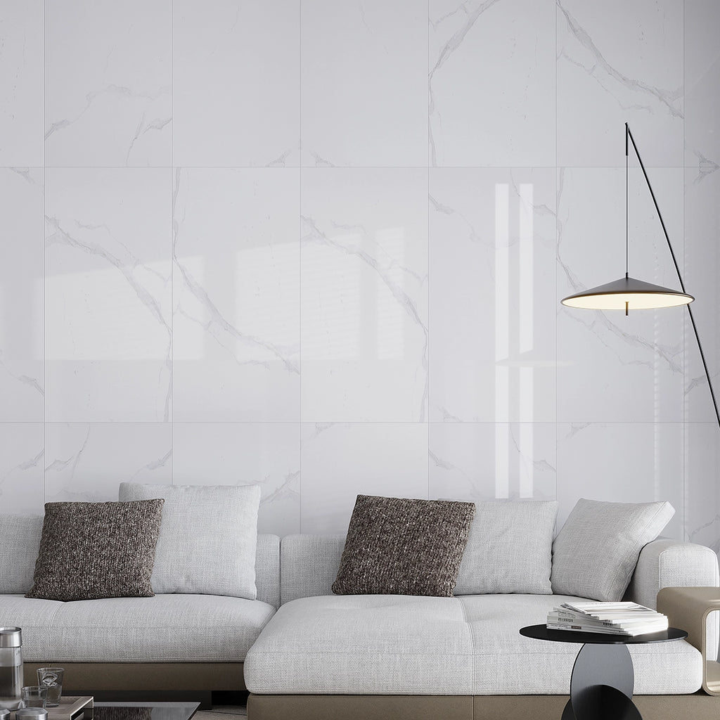 SlimTile Sonoma Marble Waterproof Wall Cladding Accent Wall