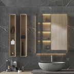 SlimTile Zellwood Polished Marble Waterproof Wall Cladding Bathroom Wall