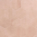 Sola Ochre Hexagon Porcelain Tile Installation