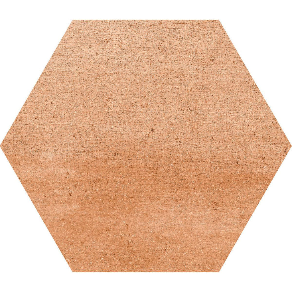 Sola Ochre Hexagon Porcelain Tile 7x8