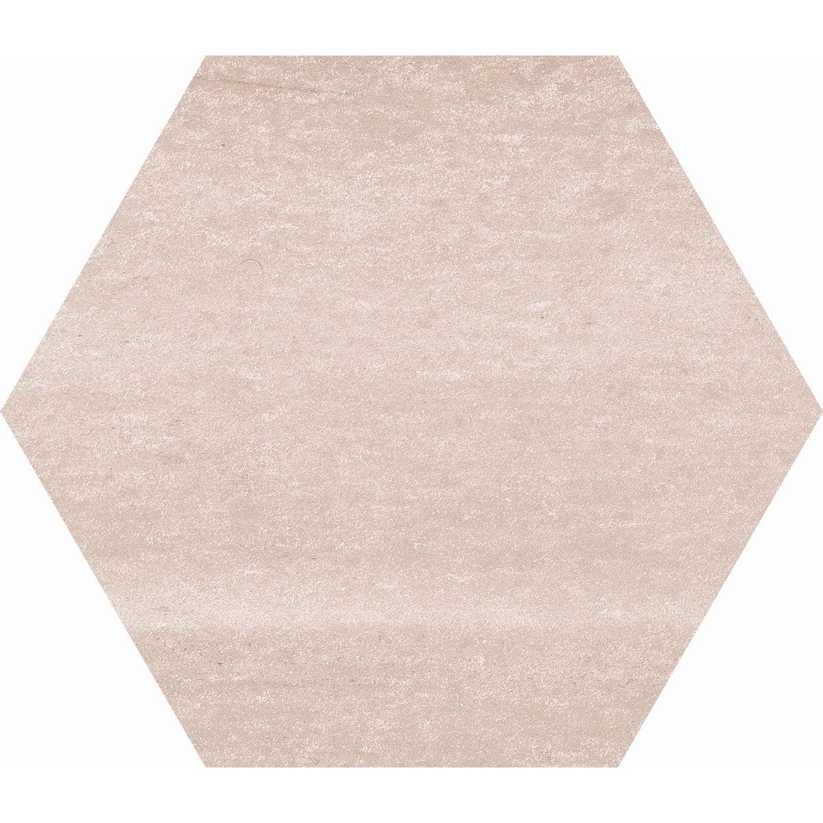 Sola Wheat Hexagon Porcelain Tile 7x8