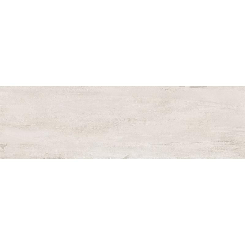 Sospiro White Ceramic Tile 12x40 Sample