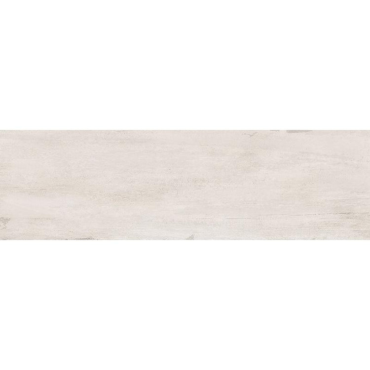 Sospiro White Ceramic Tile 12x40 Sample