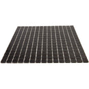 Space Black Squares Glass Pool Tile | Tile Club