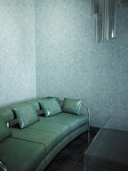 Sparkling Pool Blue Mixed Squares Glass Tile