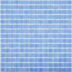 Speckled Periwinkle Blue Squares Glass Pool Tile