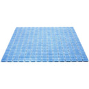 Speckled Periwinkle Blue Squares Glass Pool Tile | Tile Club