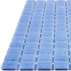Speckled Periwinkle Blue Squares Glass Pool Tile | Tile Club