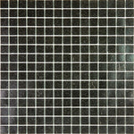 Speckled Black Squares Glass Pool Tile