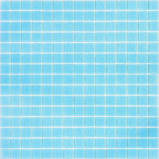 Speckled Blue Squares Glass Pool Tile