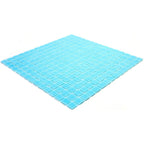 Speckled Blue Squares Glass Pool Tile | Tile Club