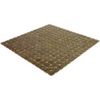 Speckled Caramel Squares Glass Pool Tile | Tile Club