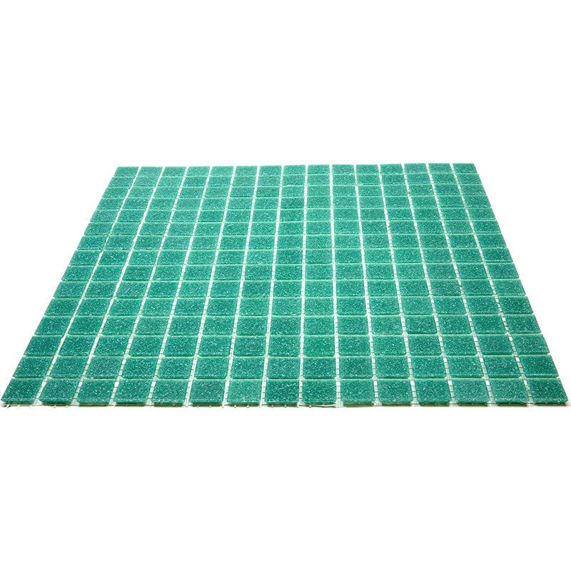 Speckled Jade Green Squares Glass Pool Tile | Tile Club