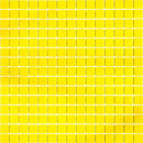 Speckled Lemon Yellow Glossy Squares Glass Pool Tile