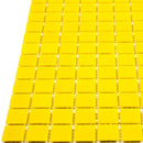 Lemon Yellow Squares Glass Pool Tile | Tile Club