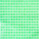 Speckled Lime Green Glossy Squares Glass Pool Tile