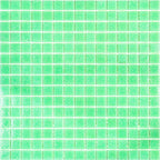 Speckled Lime Green Glossy Squares Glass Pool Tile