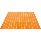 Speckled Orange Squares Glass Pool Tile | Tile Club