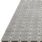 Speckled Pewter Grey Squares Glass Pool Tile | Tile Club