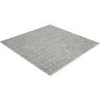 Speckled Pewter Grey Squares Glass Pool Tile | Tile Club
