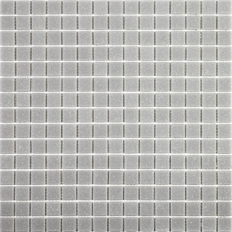 Speckled Shark Grey Squares Glass Pool Tile | Tile Club