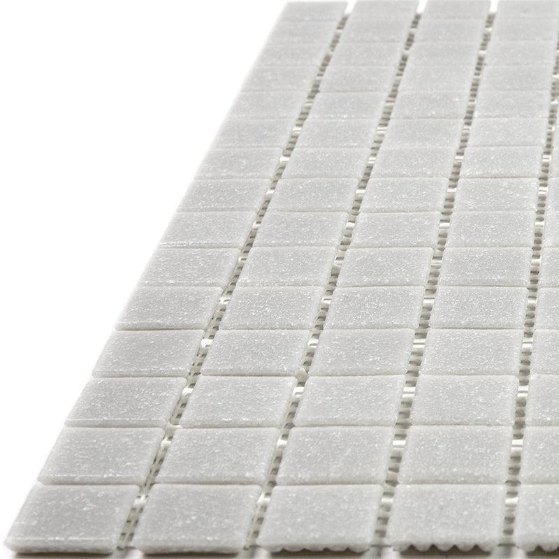 Speckled Shark Grey Squares Glass Pool Tile | Tile Club