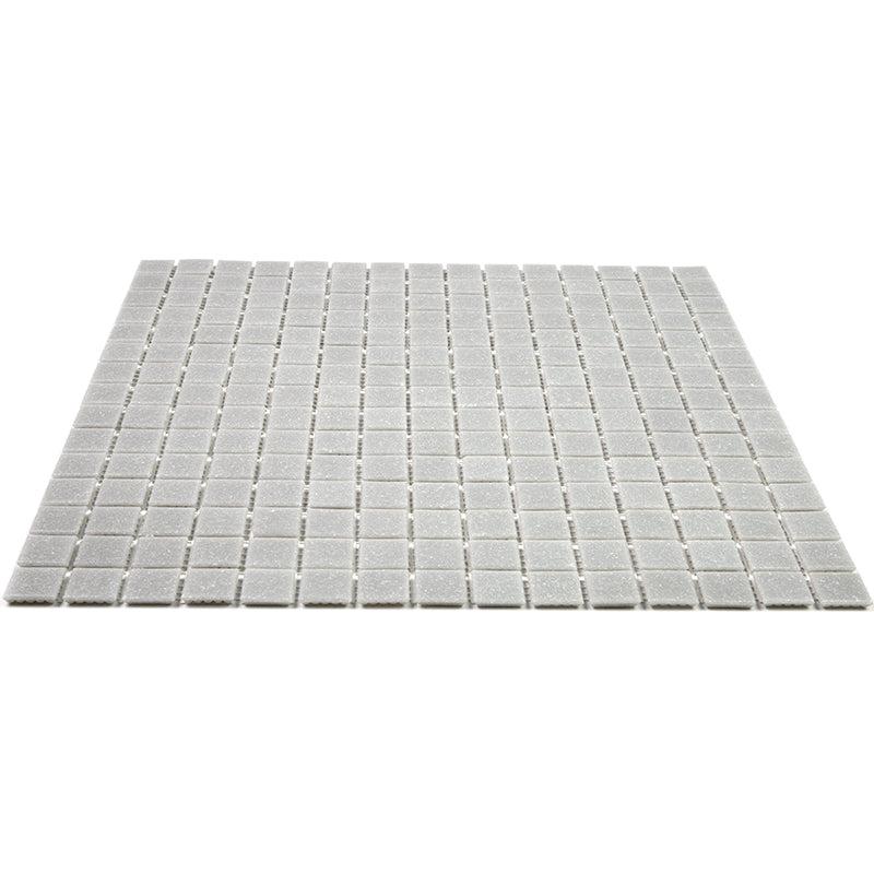Speckled Shark Grey Squares Glass Pool Tile | Tile Club