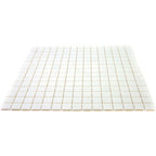 Speckled White Squares Glass Pool Tile | Tile Club