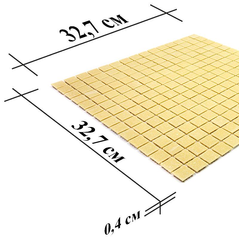 Speckled Yellow Squares Glass Pool Tile | Tile Club