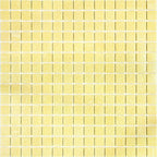 Speckled Yellow Glossy Squares Glass Pool Tile