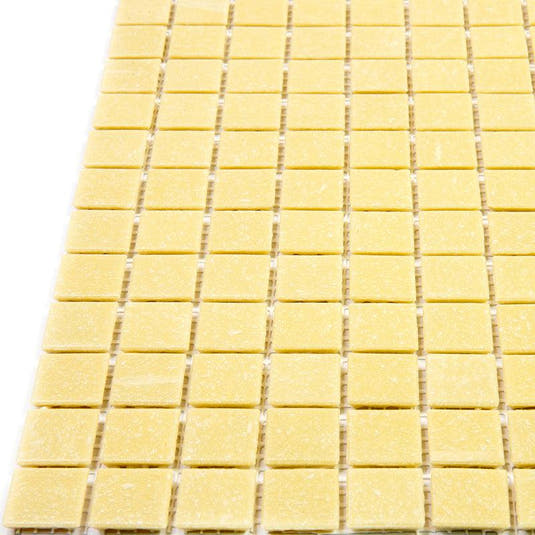 Speckled Yellow Squares Glass Pool Tile | Tile Club