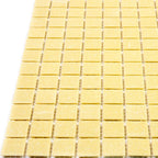 Speckled Yellow Squares Glass Pool Tile | Tile Club