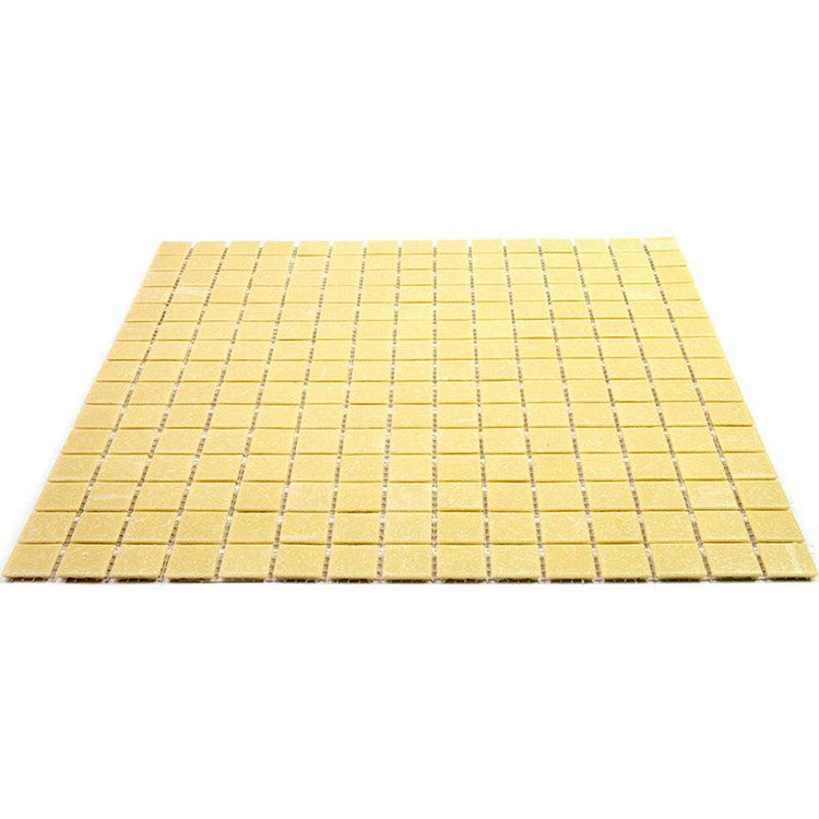 Speckled Yellow Squares Glass Pool Tile | Tile Club