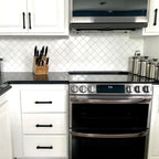 Square Rhombus Pearl White Thassos Shell Tile | Tile Club