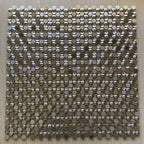 Stainless Steel Penny Pebble Metal Mosaic Tile | Tile Club