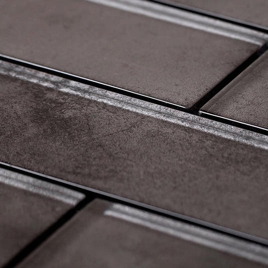 Stardust Suede 2X8 Glass Mosaic Tile