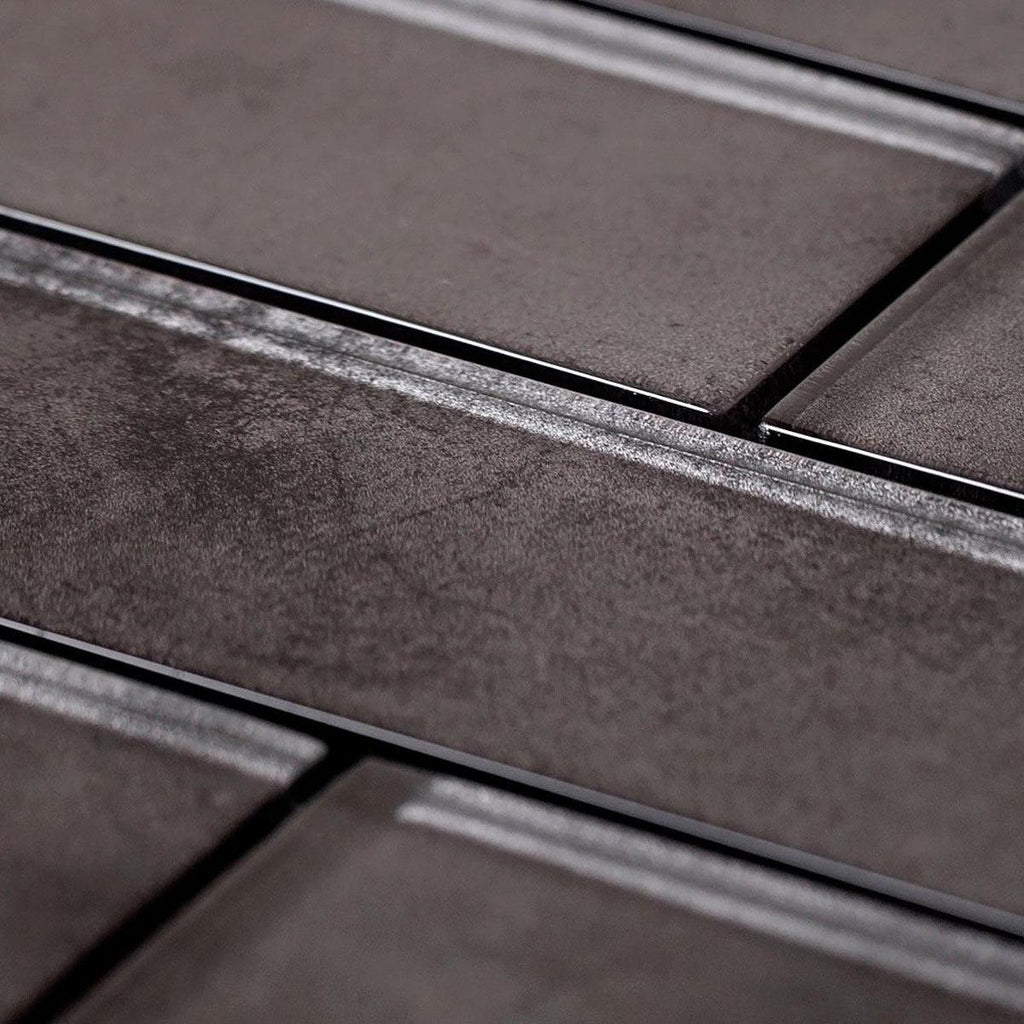 Stardust Suede 2X8 Glass Mosaic Tile