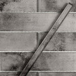 Stardust Suede Pencil Glass Molding and Tile Trim