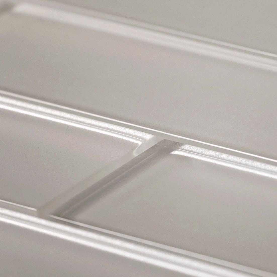 Stardust White 2X8 Glass Mosaic Tile