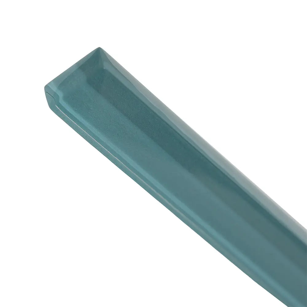 Glacier Aqua Polished Glass Pencil Liner | Tile Club